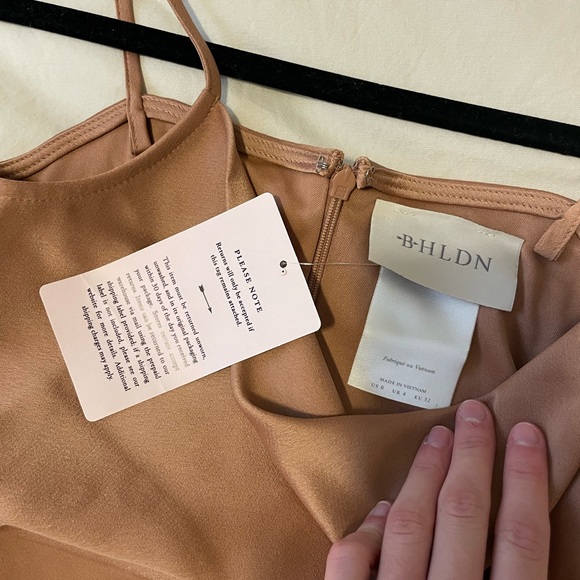 BHLDN Cali Satin Charmeuse MIDI Dress - Picture 5 of 7